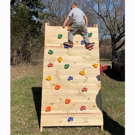 Holds will probably be the most expensive budget. How to Build a Kids Climbing Wall in 2020 | Diy climbing ...