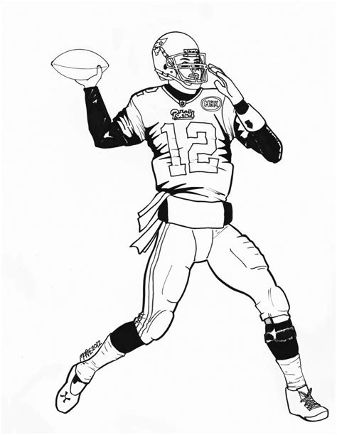 11 Free Printable New England Patriots Coloring Pages