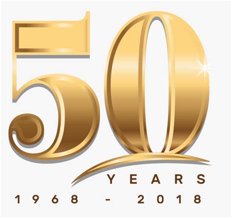 Transparent 50th Anniversary Clip Art