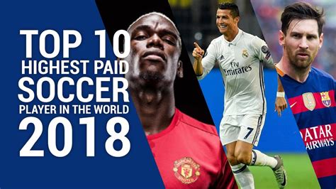 Top 10 Highest Paid Soccerfootball Players In The World 2018 Youtube