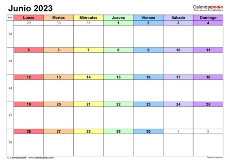 Calendario Junio 2023 El Calendario Junio Para Imprimir Gratis Mes