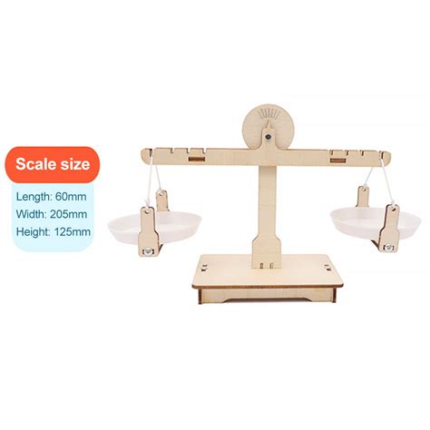 Diy Balance Scale Lever Wooden Weighing Scale Science Math Teaching