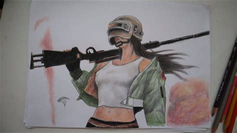 According to the corresponding color clip, the one corresponding to the diamonds encrusted in resin. PUBG ÇİZİMİ/KIZ KARAKTER PUBG DRAWİNG  GİRL CHARACTER ...