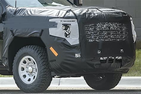 2023 Gmc Sierra 2500hd Spied Testing With Major Facelift 2021 2022