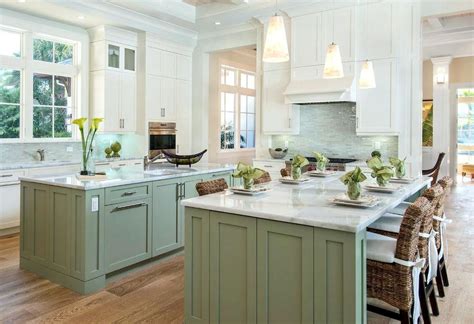 In stock & ready to ship. 40 Awesome Sage Greens kitchen Cabinets Decorating | Green ...