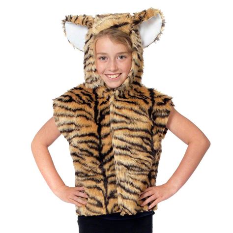 Tiger Costume For Kids One Size 3 9 Years Click Image To Review