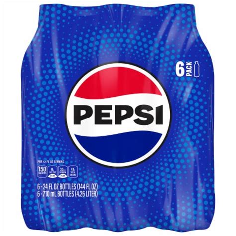 Pepsi Cola® Soda Bottles 6 Pk 24 Fl Oz Qfc