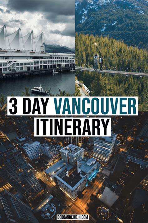 your perfect 3 days in vancouver itinerary vancouver travel vancouver travel guide canada