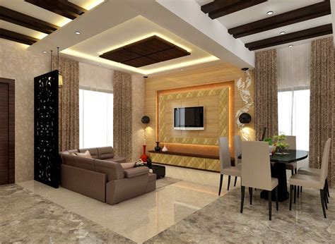 This small living room design is a marriage of masculine and feminine with an exceptional mix of bold lines and pastel accents. 10 Modern Ceiling Designs For the Living Room - Dream House