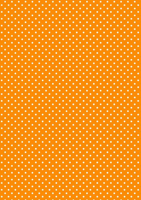 Free Digital Polka Dot Scrapbooking Paper Orange And Chocolate Brown