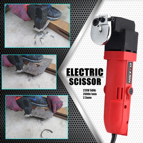 500w Electric Sheet Metal Shear Snip Scissor Cutter Power Tool 25mm Ebay