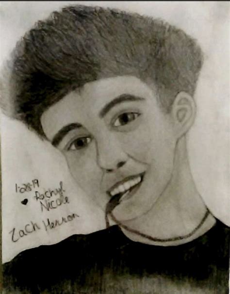 Zach Herron Drawing Male Sketch Drawings Historical Figures