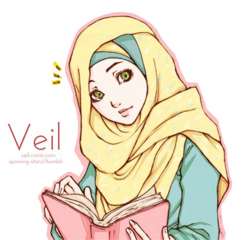 Gambar Kartun Muslimah Baca Quran Kantor Meme