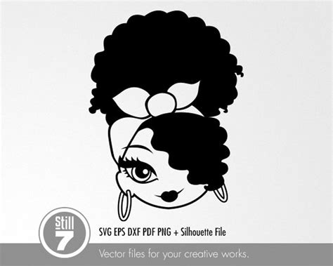 Afro Puff Svg Afro Puff Girl Svg Afro Puffs Cut File Afro Cut File My Xxx Hot Girl