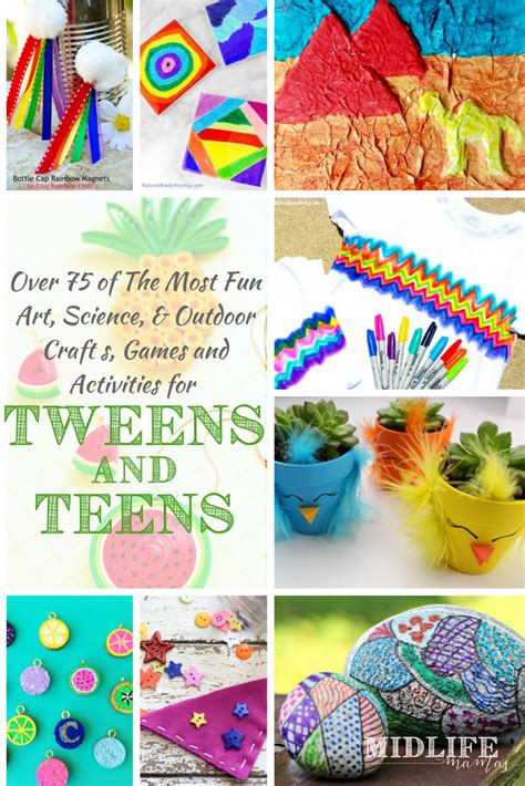 Learn warning signs for when teen anger may be more than normal teenage angst and how to. 75+ Activities and Crafts for Teens & Tweens That Won't ...