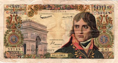 AntikCostume - Billet de banque 100 nouveaux francs Bonaparte: D.4-11 ...