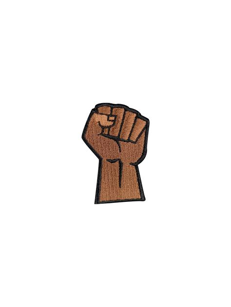 Blm Fist Patch Black Lives Matter 100 Embroidered Patch Etsy