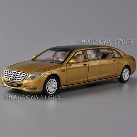 132 Scale Diecast Model Maybach S650 Stretch Limousine Pull Back Toy