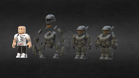 Roblox Halo Set V2 Download Free 3d Model By Nermin 37b977d Sketchfab