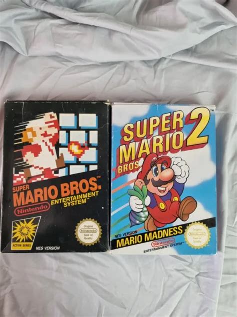 Giochi Nintendo Nes Super Mario Bros E Super Mario Bros 2 Eur 113