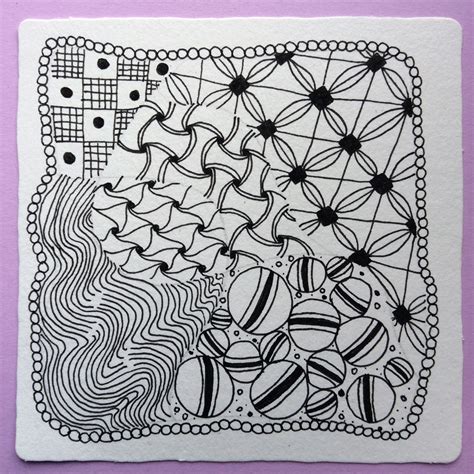 Zentangle By Czt Nancy Domnauer Zentangle Artwork Zentangles Types Of