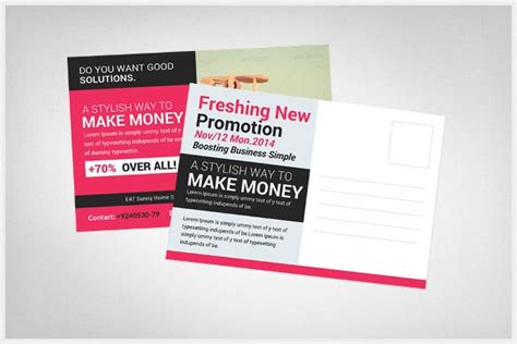 20 Marketing Postcard Templates Free Sample Example Format