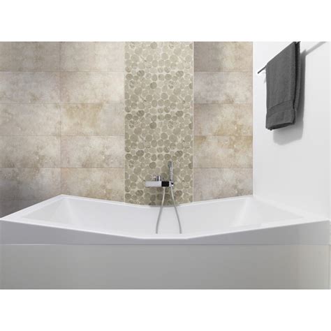 Anatolia Tile Spellbinder 12 In X 12 In Polished Natural Stone Marble Pebble Wall Tile 096 Sq