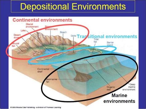 Classification Of Marine Depositional Environment