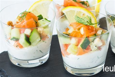 recept voor zalm amuse in een glaasje foody nl