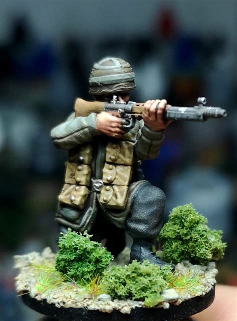 28mm German Fallschirmjager Fg42 Team 1 Wargaming3d