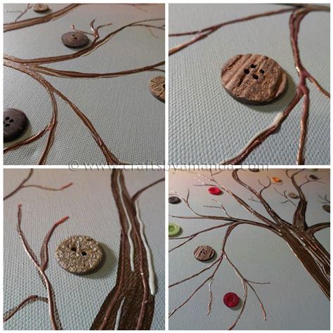 Make This Beautiful Button Tree For Your Home This Button Tree