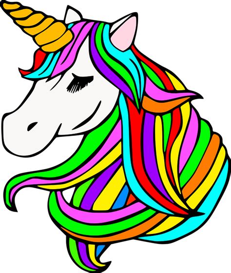 Unicorn Horses Icon Free Vector Graphic On Pixabay