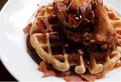 Waffles Wings August Bacon Calorie Bourbon Syrup