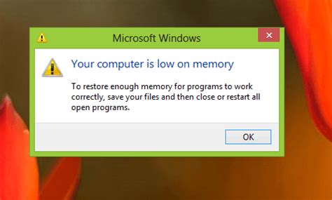 Solve Your Computer Is Low On Memory On Windows Or