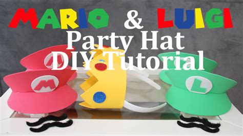 Mario And Luigi Diy Party Hat Tutorial 5m Creations Blog