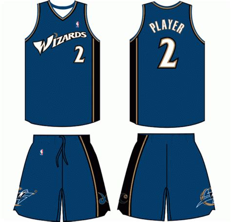 Washington Wizards Road Uniform National Basketball Association Nba
