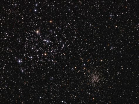 M35 Ngc2158 Open Clusters In Gemini Lrgb астрофотография