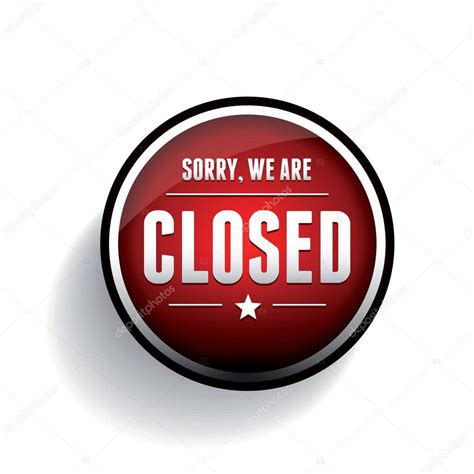 We Are Closed Sign — Stock Vector © Grounder 32847299