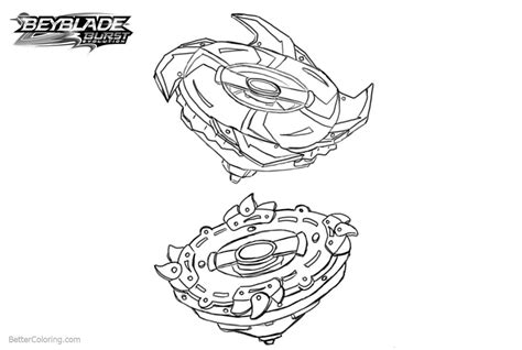 Free Beyblade Burst Evolution Coloring Pages Coloring Pages