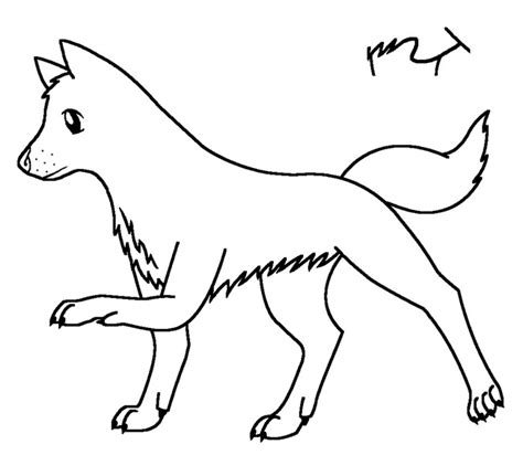 Dog Outline Template Clipart Best