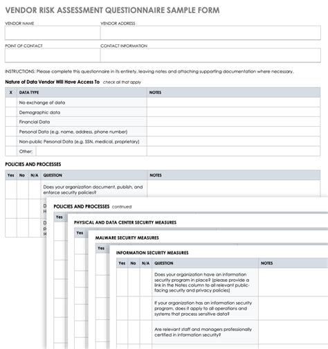 Data Center Assessment Template Free Risk Assessment Forms Smartsheet