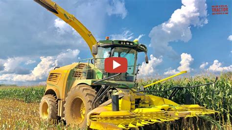 Bigtractorpower Chopping Corn 2020 With A 616 Hp John Deere 9600i