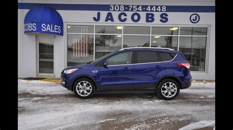 2015 Ford Escape Titanium Deep Impact Blue For Sale From Jacobs Ford