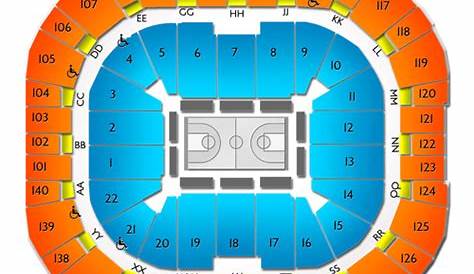 vivint arena seating chart with seat numbers