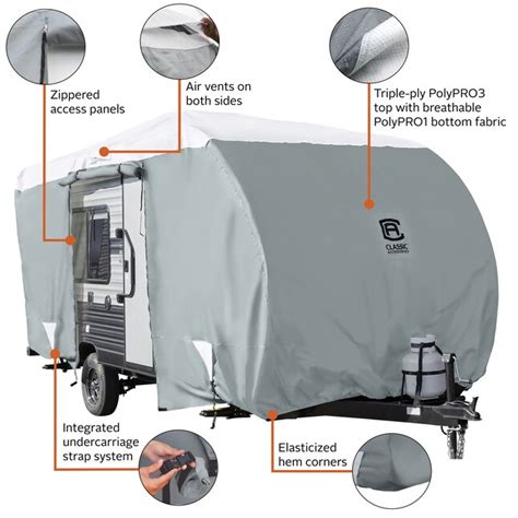 Classic Accessories Over Drive Polypro3 Deluxe Sloped Travel Trailer