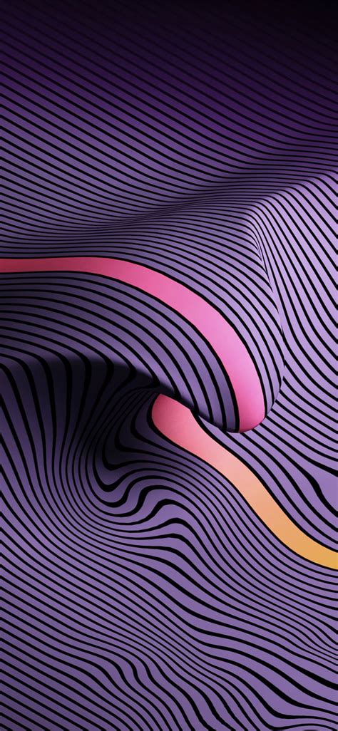 Apple Iphone Wallpaper Vy34 Purple Line Digital