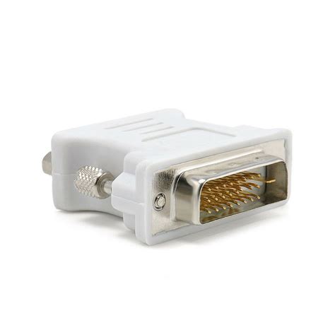 Search newegg.com for dvi to vga adapter. DVI to VGA SVGA Converter Adapter DVI-D Dual Link 24+1 pin ...