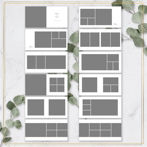 Wedding Album Template 12x12 And 8x8 Wedding Photobook Templates