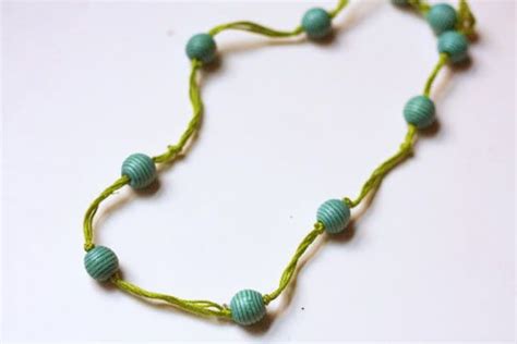 Simple Diy Quick Knotted Necklace Diy Necklace Making Diy
