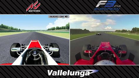 Assetto Corsa Vs Real Life Formula Vallelunga Youtube